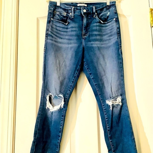 Good American Good‎ Legs Crop Jean Blue 8/29